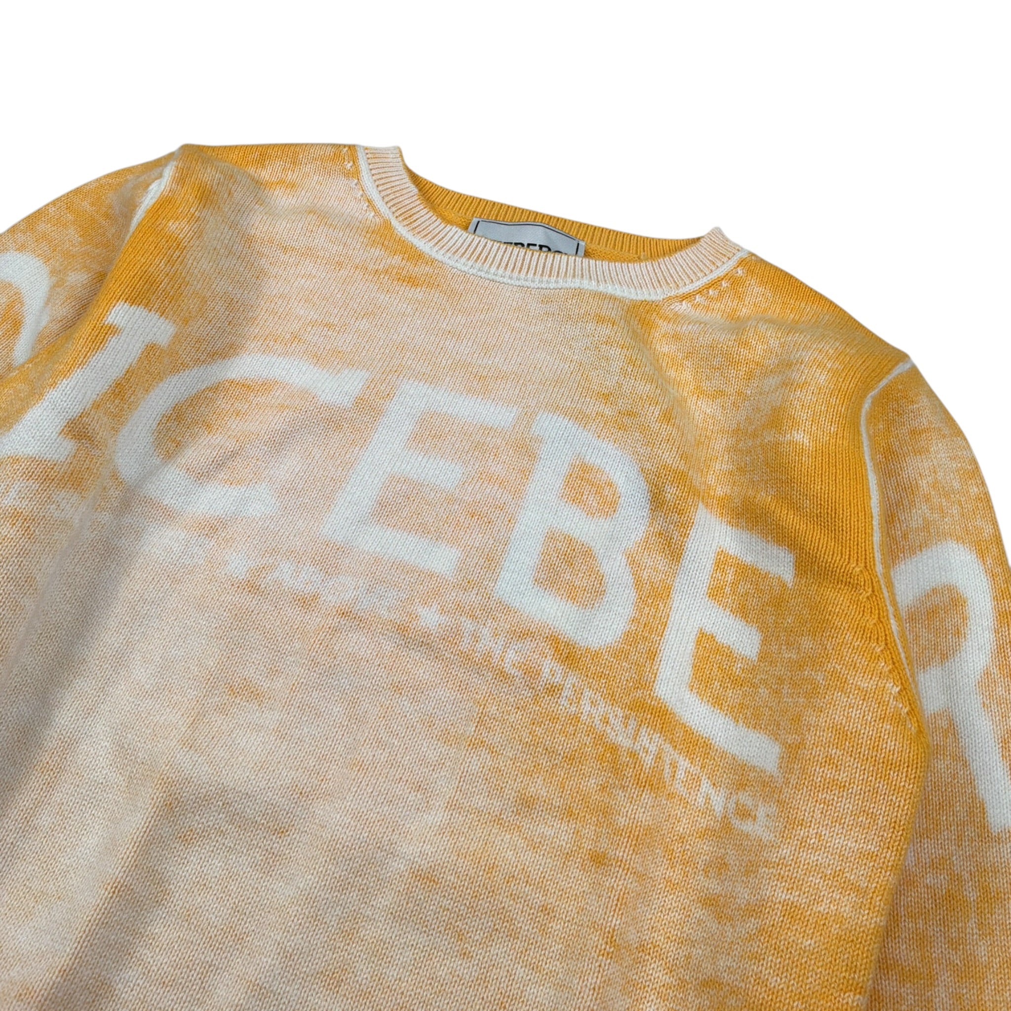 Iceberg Maglia tinta unita con Stampa Giallo per Neonato MGICE6306B GIALLO ICEBERG 