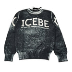 Iceberg Maglia Girocollo tinta unita con Logo Nero per Bambino MGICE6306J NERO ICEBERG 
