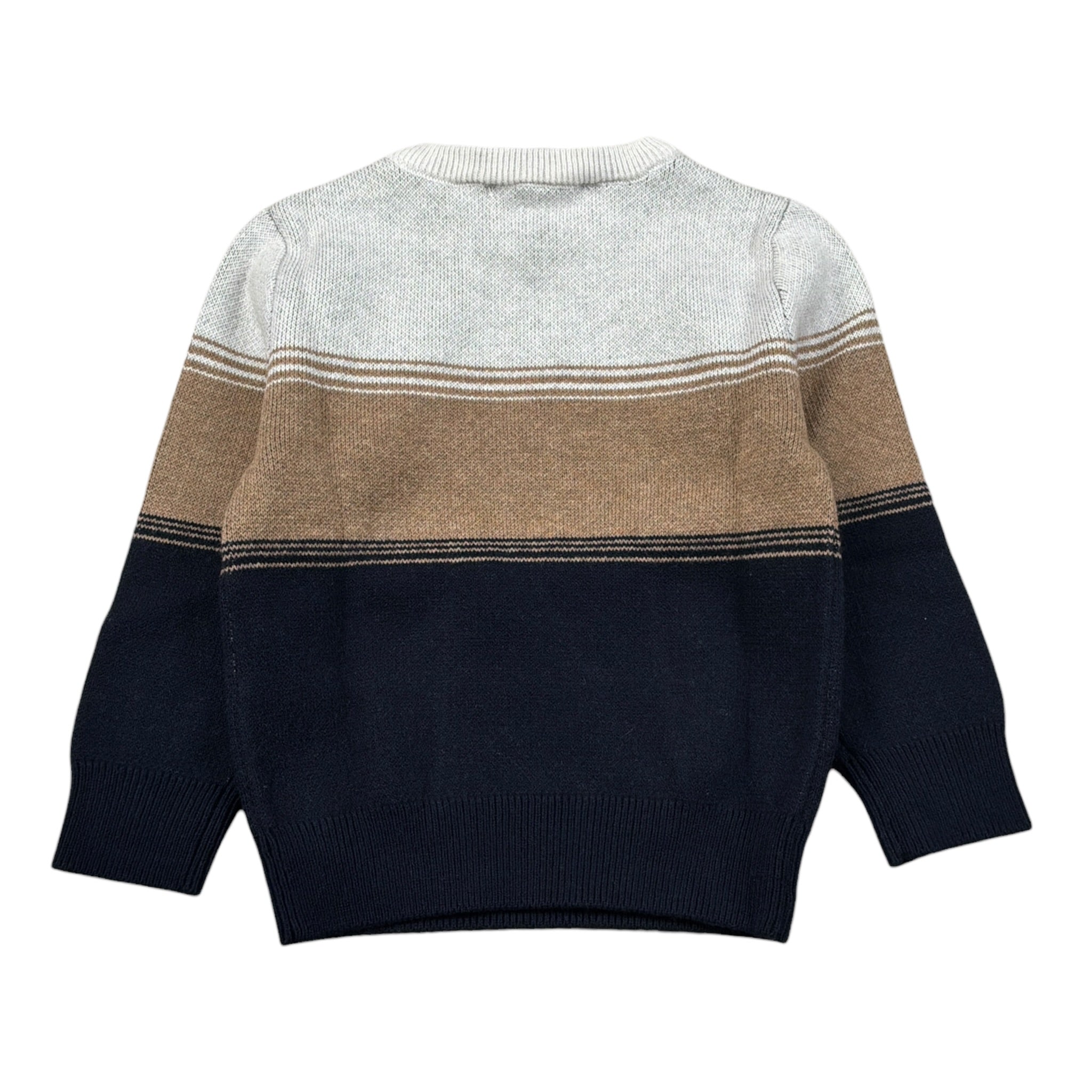 Iceberg Maglia Girocollo Bicolore con Ricami Multicolor per Neonato MGICE6311BX MULTICOLOR ICEBERG 