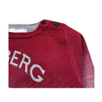 Iceberg Maglia Bicolore con Stampa Rosso per Neonato MGICE6312BN ROSSO ICEBERG 