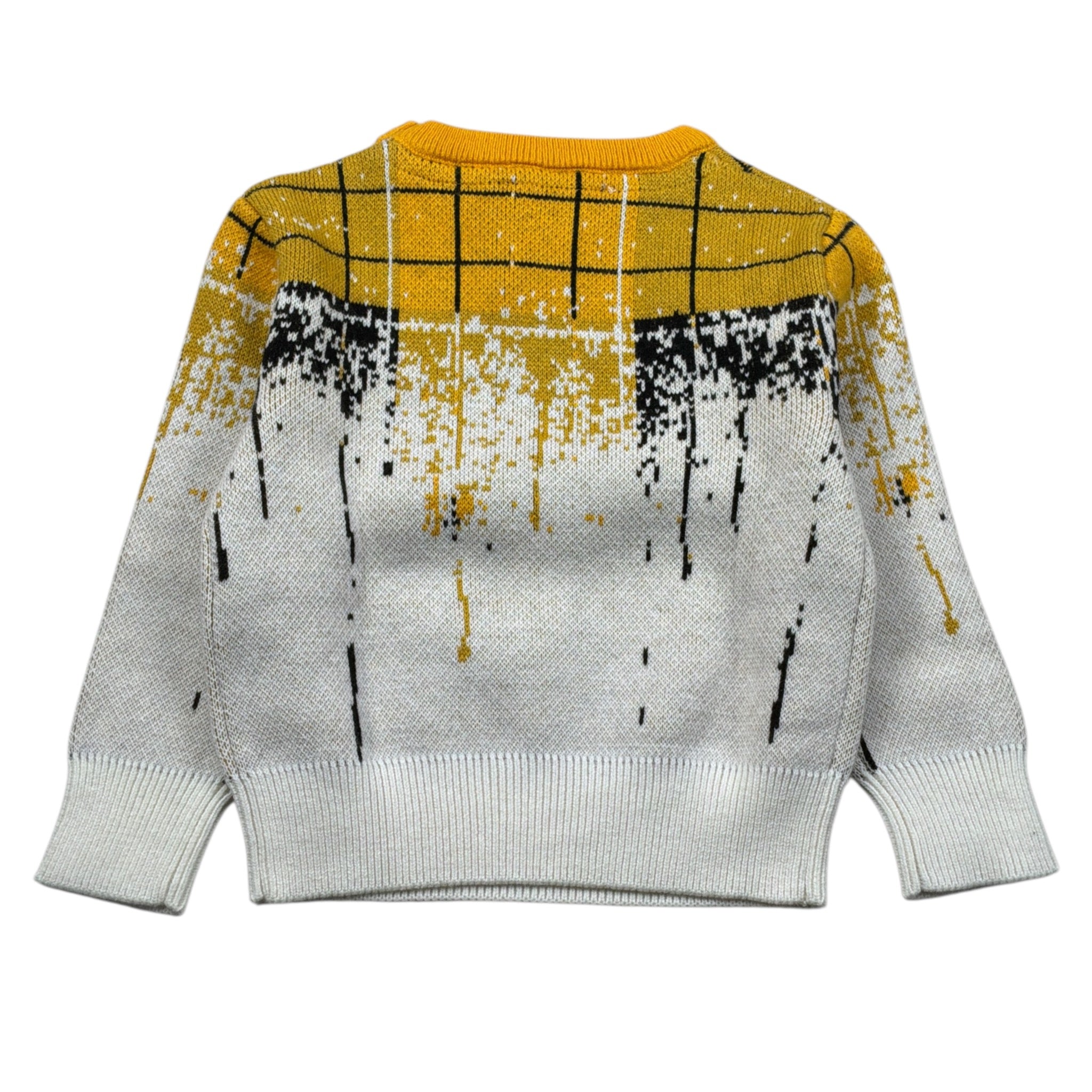 Iceberg Maglia Girocollo Bicolore Senape per Neonato MGICE6314B SENAPE ICEBERG 