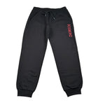 Iceberg Pantalone Tuta tinta unita con Logo Nero per Bambino PFICE6303J NERO ICEBERG 