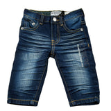 Iceberg Jeans tinta unita con Girovita Regolabile Blu per Neonato PTICE5312B BLU ICEBERG 