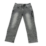 Iceberg Jeans tinta unita con Girovita Regolabile Nero per Bambino PTICE6308J NERO ICEBERG 