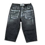 Iceberg Jeans tinta unita con Girovita Regolabile Nero per Neonato PTICE6313B NERO ICEBERG 