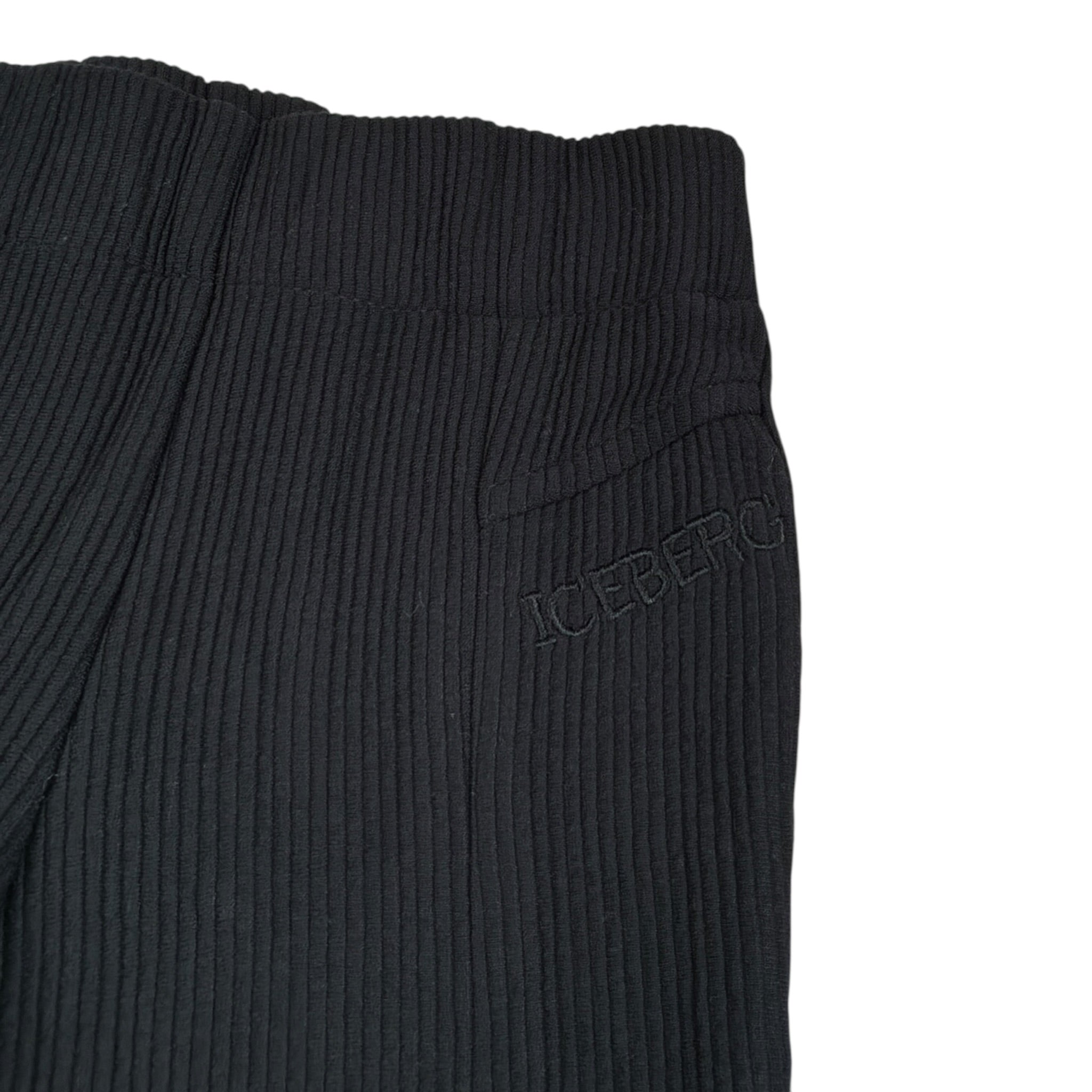 Iceberg Leggins tinta unita Modello Zampa Nero per Bambina PTICE6353J NERO ICEBERG 