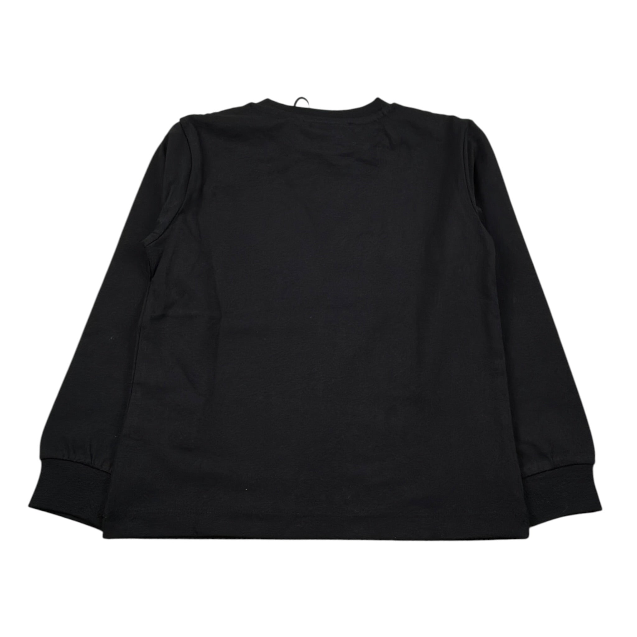 Iceberg Shirt Girocollo tinta unita con Logo Nero per Bambino TSICE6315BJ NERO ICEBERG 