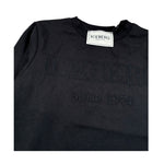 Iceberg Shirt Girocollo tinta unita con Logo Nero per Neonato TSICE6315B NERO ICEBERG 