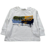 Iceberg Shirt Girocollo tinta unita con Stampa Bianco per Neonato TSICE6319B BIANCO ICEBERG 