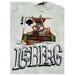 Iceberg Shirt Girocollo Tinta Uita con Stampa Bianco per Neonato TSICE6323B BIANCO ICEBERG 