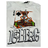 Iceberg Shirt Girocollo Tinta Uita con Stampa Bianco per Neonato TSICE6323B BIANCO ICEBERG 