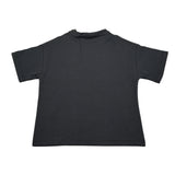 Iceberg T-Shirt Girocollo tinta unita con Brillantini Nero per Bambina TSICE6353J NERO ICEBERG 