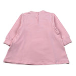 Iceberg Abito Manica Lunga Tinta Uita con Logo Rosa per Bambina VSICE6360B ROSA ICEBERG 