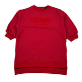 Iceberg Abito Manica Lunga tinta unita con Logo Rosso per Neonata VSICE6361BN ROSSO ICEBERG 