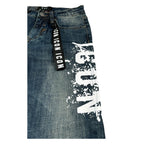 Icon Jeans tinta unita con Stampe Blu per Bambino IBDT00714 BLU ICON 