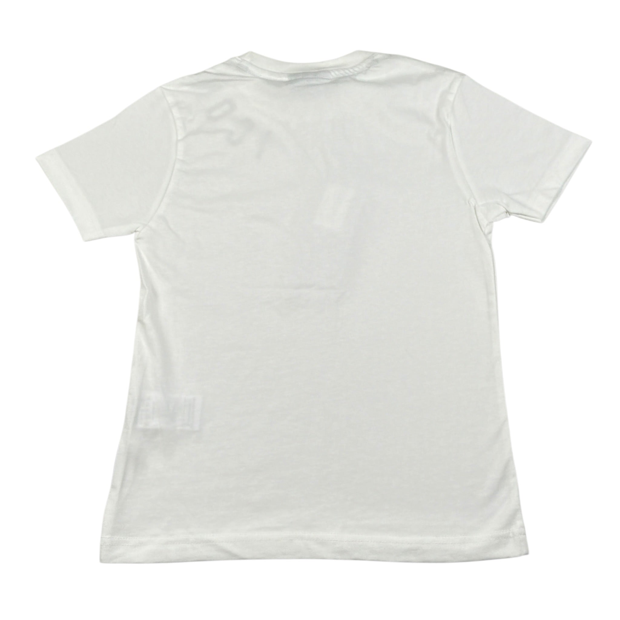 Icon T-Shirt Girocollo tinta unita con Stampe Logo Bianco per Bambino IBKS00735 BIANCO ICON 