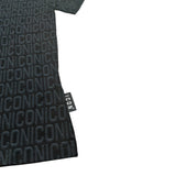 Icon T-Shirt Girocollo tinta unita con Stampe Logo Nero per Bambino IBKS00756 NERO ICON 