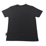 Icon T-Shirt Girocollo tinta unita con Stampe Logo Nero per Bambino IBKS00777 NERO ICON 