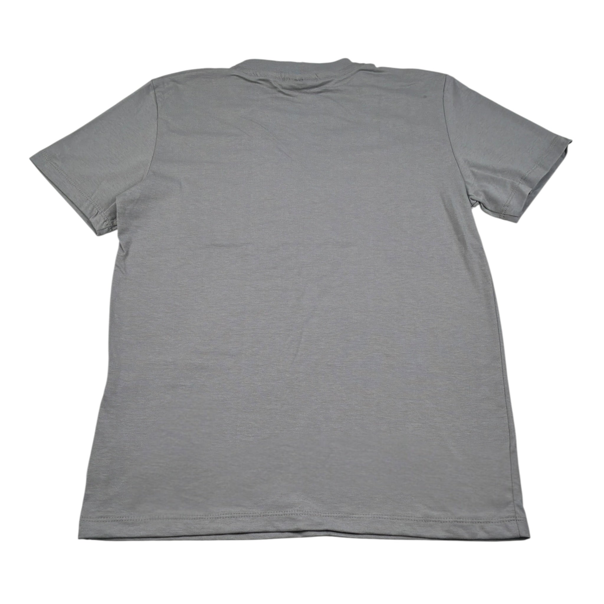 Icon T-Shirt Girocollo tinta unita con Stampe Logo Grigio per Bambino IBKS00832 GRIGIO ICON 