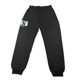Icon Pantalone Tuta tinta unita con Logo Nero per Bambino IBKSP00768 NERO ICON 