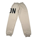 Icon Pantalone Tuta tinta unita con Logo Beige per Bambino IBSP00742 BEIGE ICON 
