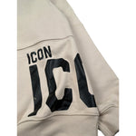 Icon Felpa Chiusa Girocollo tinta unita Beige per Bambino IBSW00740X BEIGE ICON 