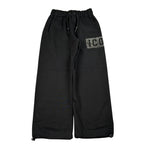 Icon Pantalone Modello A Palazzo tinta unita Nero per Bambina IGSP00908 NERO ICON 
