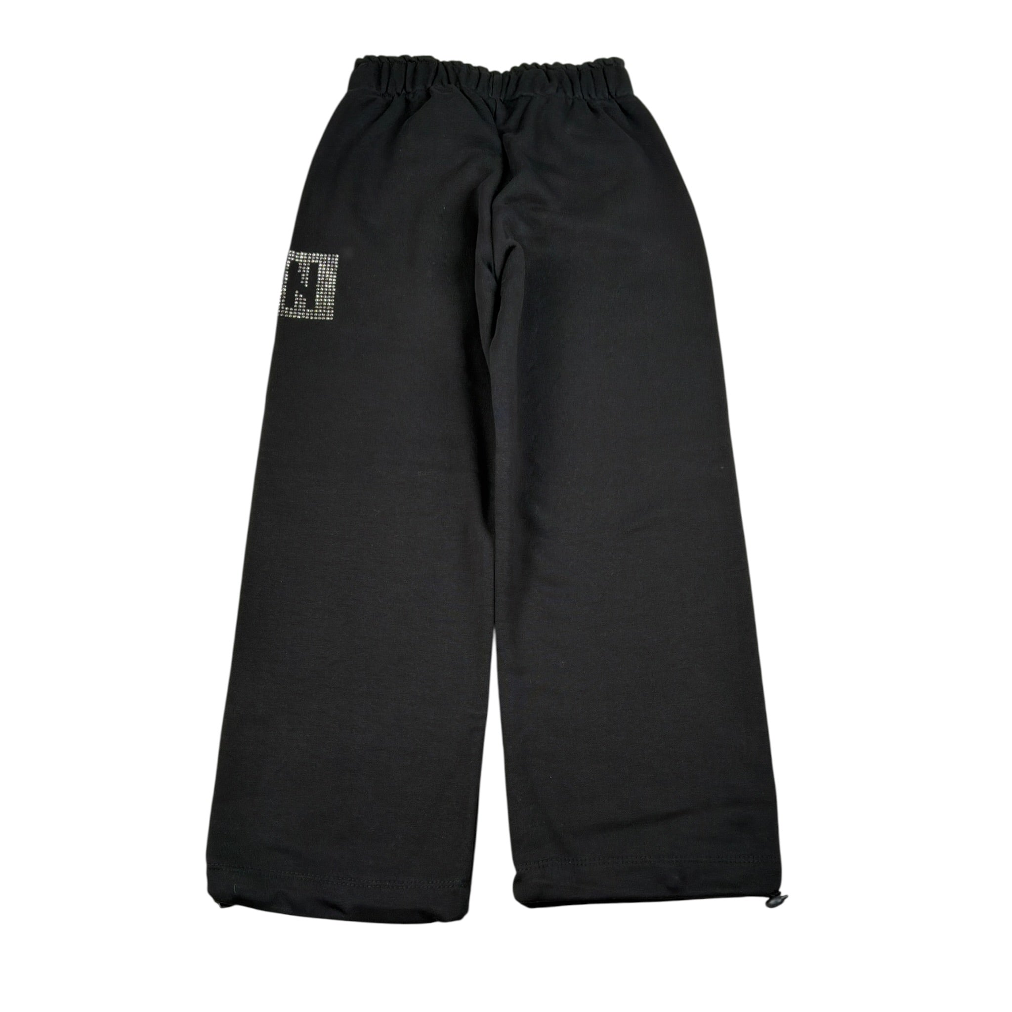 Icon Pantalone Modello A Palazzo tinta unita Nero per Bambina IGSP00908 NERO ICON 