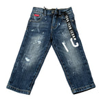 Icon Jeans tinta unita con Girovita Regolabile Blu per Neonato INBDT00821 BLU ICON 