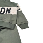 Icon Completo 2 Pezzi Felpa-Pantalone tinta unita Verde per Neonato INBFS00877 VERDE ICON 