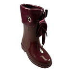 Igor Stivale tinta unita con Fiocco Bordeaux per Bambina W10114X BORDEAUX IGOR 