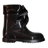 Igor Stivali tinta unita In Gomma Nero per Bambina W10238 NERO IGOR 