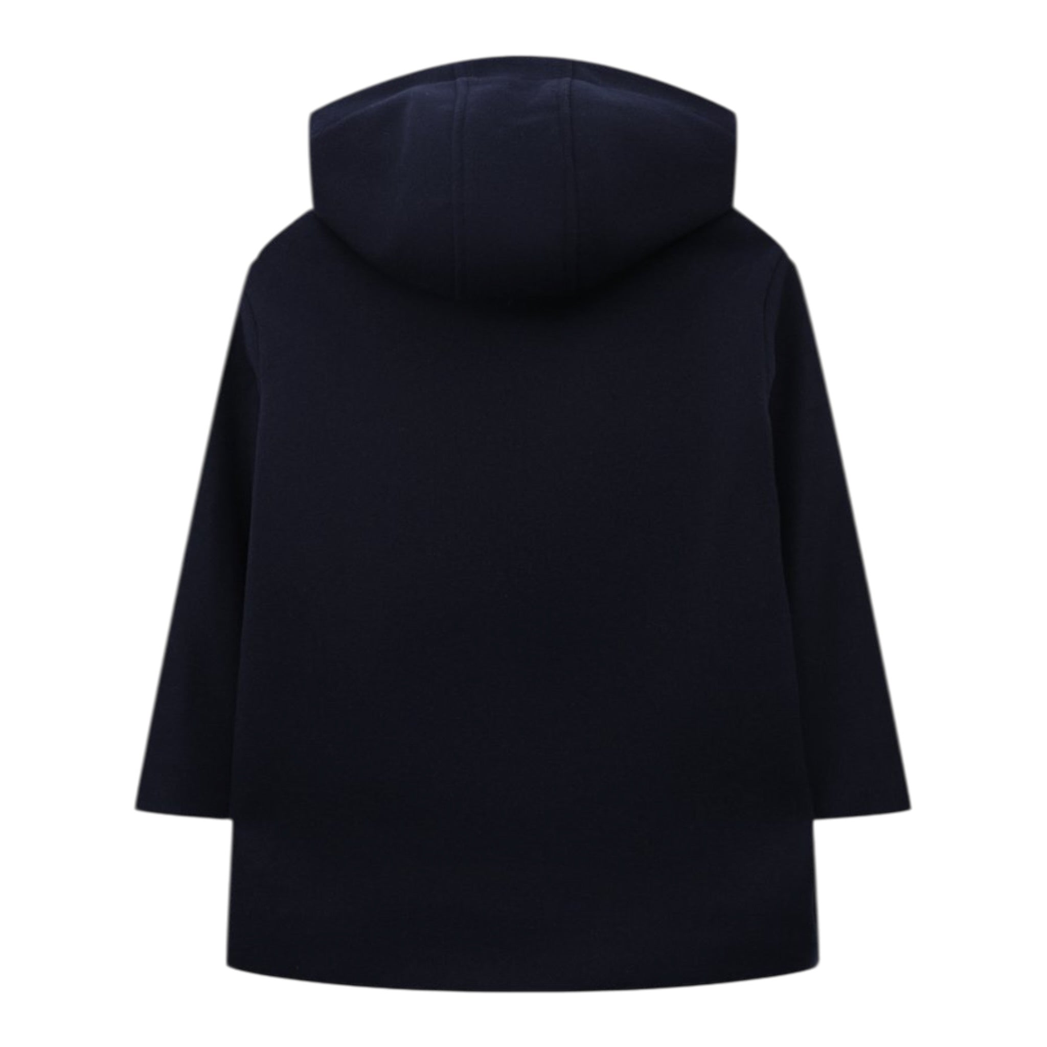Il Gufo Cappotto tinta unita con Cappuccio Blu per Bambino A23GP309M138 BLU IL GUFO 