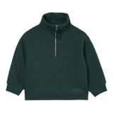 Il Gufo Felpa tinta unita con Zip Verde per Neonato A25GCF0003M0154N VERDE IL GUFO 