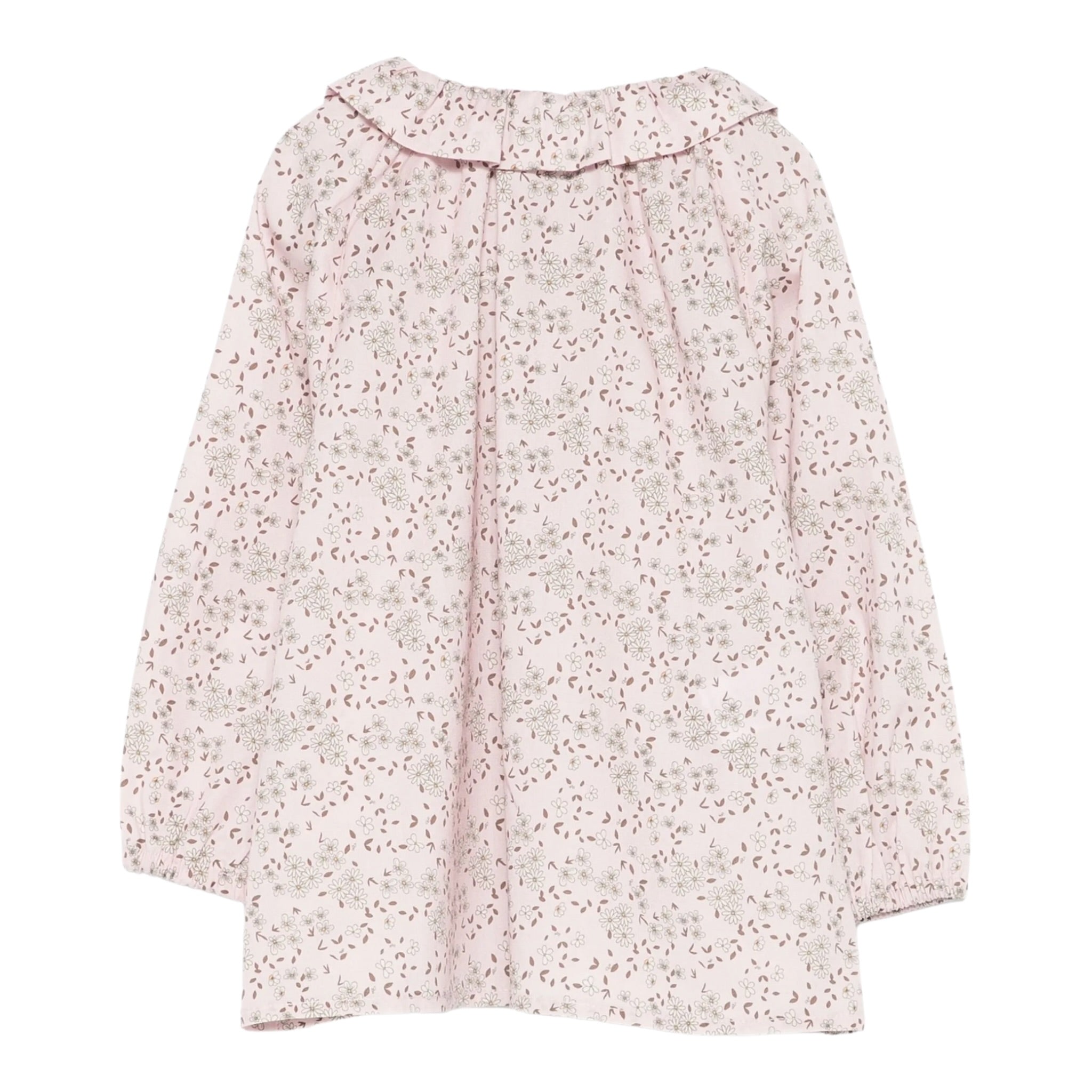 Il Gufo Camicia Manica Lunga Tint Unita Rosa per Neonata A25GCL0001C4149 ROSA IL GUFO 