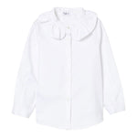 Il Gufo Camicia Manica Lunga Tint Unita Bianco per Bambina A25GCL0002C0052J BIANCO IL GUFO 