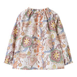 Il Gufo Camicia Manica Lunga tinta unita con Stampe Multicolor per Bambina A25GCL0003C4148 MULTICOLOR IL GUFO 