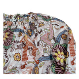 Il Gufo Camicia Manica Lunga tinta unita con Stampe Multicolor per Bambina A25GCL0003C4148 MULTICOLOR IL GUFO 