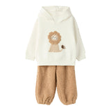 Il Gufo Completo 2 Pezzi Felpa-Pantalone Beige per Bambino A25GDF0006M0107 BEIGE IL GUFO 