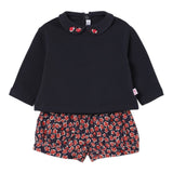 Il Gufo Completo 2 Pezzi Felpa-Short Blu per Neonata A25GDF0011V4004 BLU IL GUFO 