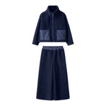 Il Gufo Completo 2 Pezzi Felpa-Pantalone Tint Unita Blu per Neonata A25GDF0016M0108 BLU IL GUFO 