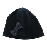 Il Gufo Cappello Tnta Unita con Fiocco Blu per Bambina A25GEO0012M0108 BLU IL GUFO 