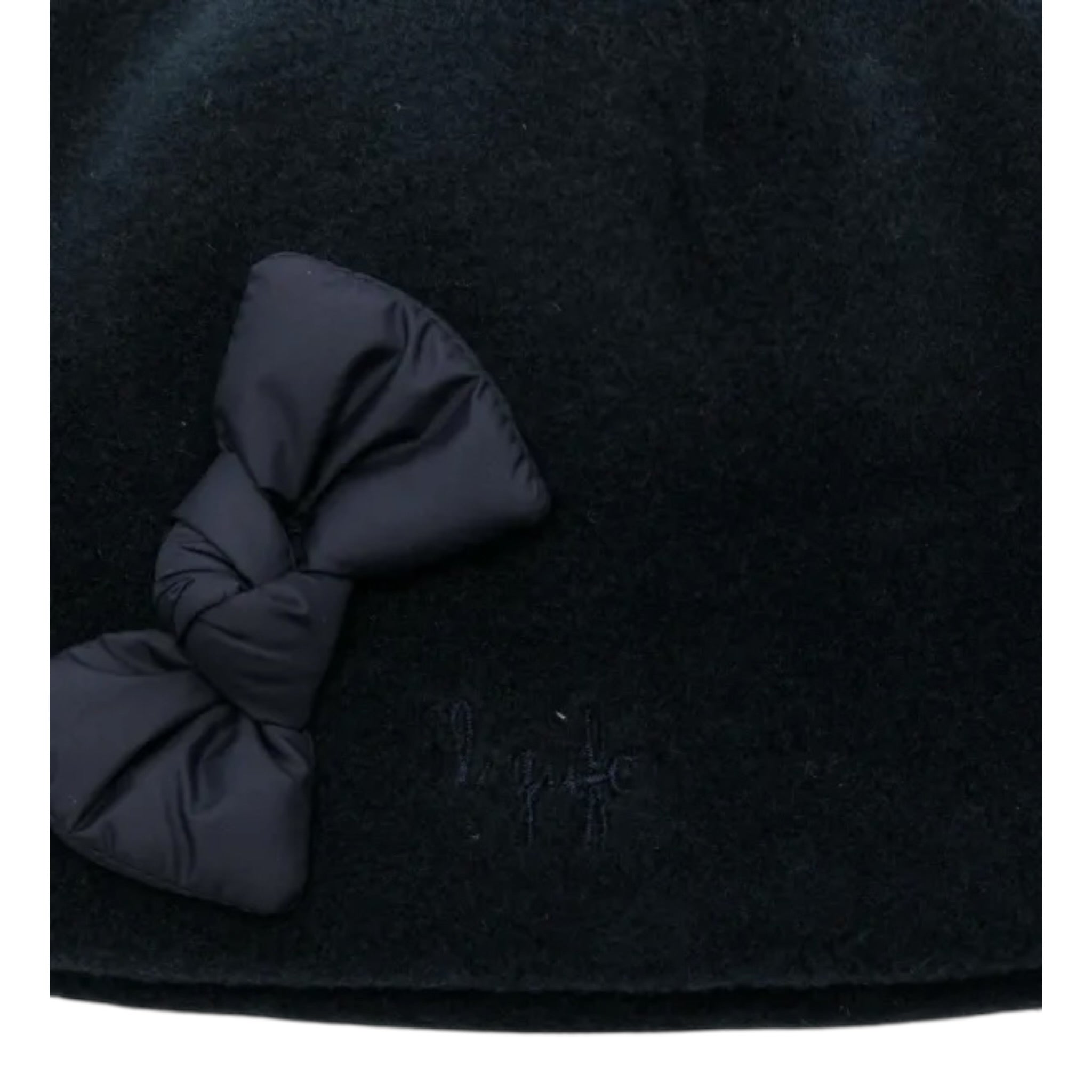 Il Gufo Cappello Tnta Unita con Fiocco Blu per Bambina A25GEO0012M0108 BLU IL GUFO 