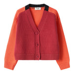 Il Gufo Cardigan Multicolor Scollo A V Multicolor per Neonato A25GGF0006EM109N MULTICOLOR IL GUFO 