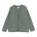 Il Gufo Cardigan tinta unita con Scollo A V Verde per Neonato A25GGF0009EM223N VERDE IL GUFO 