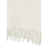 Il Gufo Gilet In Maglia tinta unita con Frange Bianco per Bambina A25GGL0001EM913 BIANCO IL GUFO 