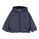 Il Gufo Giubbino tinta unita con Zip E Cappuccio Blu per Neonato A25GGM0018NN106 BLU IL GUFO 