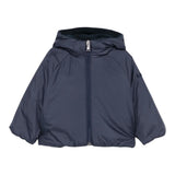 Il Gufo Giubbino tinta unita con Zip E Cappuccio Blu per Neonato A25GGM0018NN106 BLU IL GUFO 