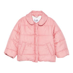 Il Gufo Giubbino tinta unita con Zip E Colletto Rosa per Neonata A25GGM0026NN106 ROSA IL GUFO 