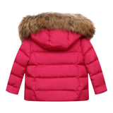 Il Gufo Giubbino tinta unita con Cappuccio E Zip Fuxia per Neonata A25GGM007N0108 FUXIA IL GUFO 